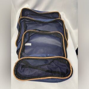 Navy Packing Cube Travel Bag 4 pieces Set